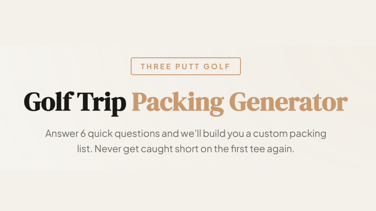 Golf Trip Packing List: Everything You Need to Pack in 2026