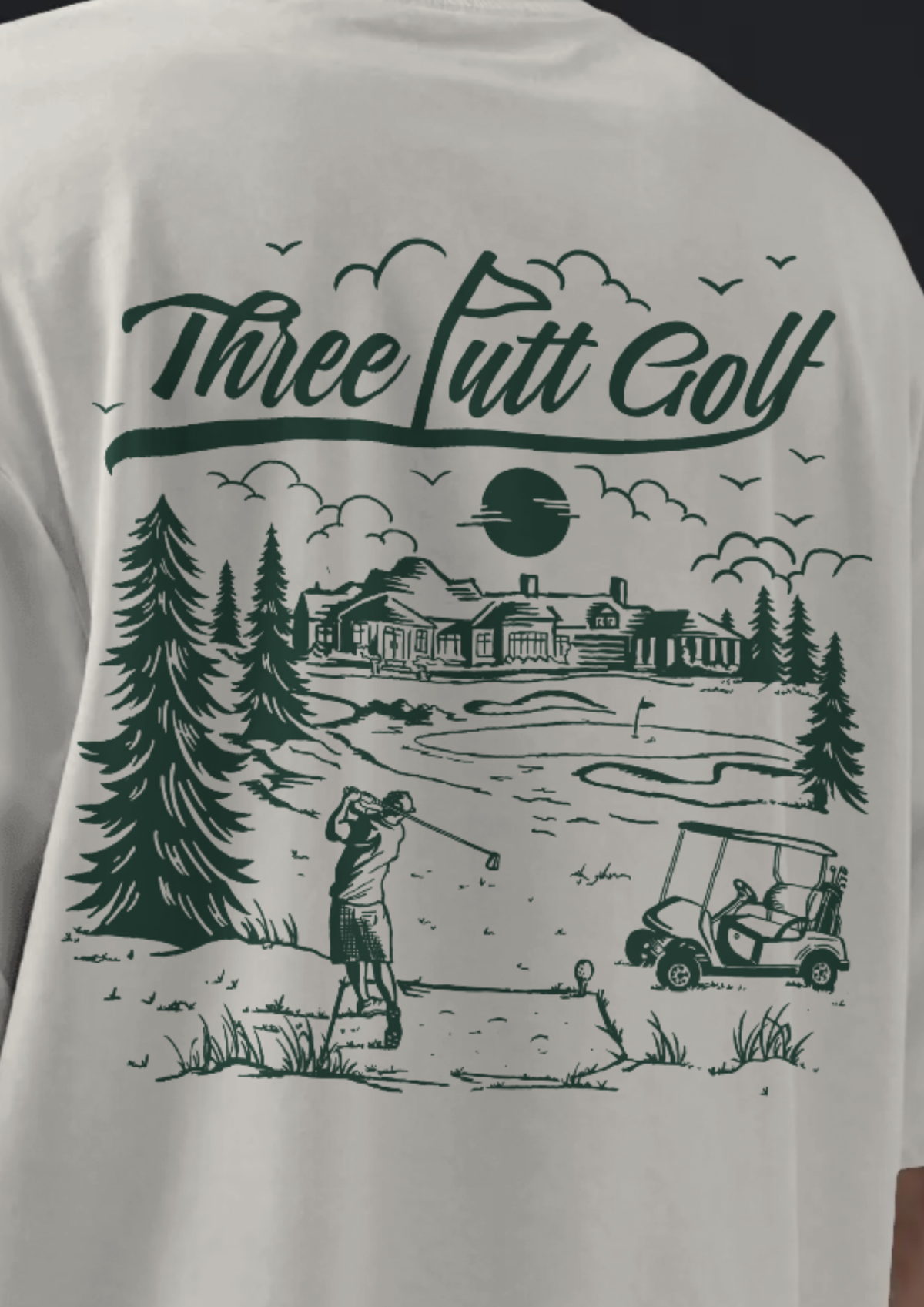 The Scenic Route Golf Streetwear T-Shirt