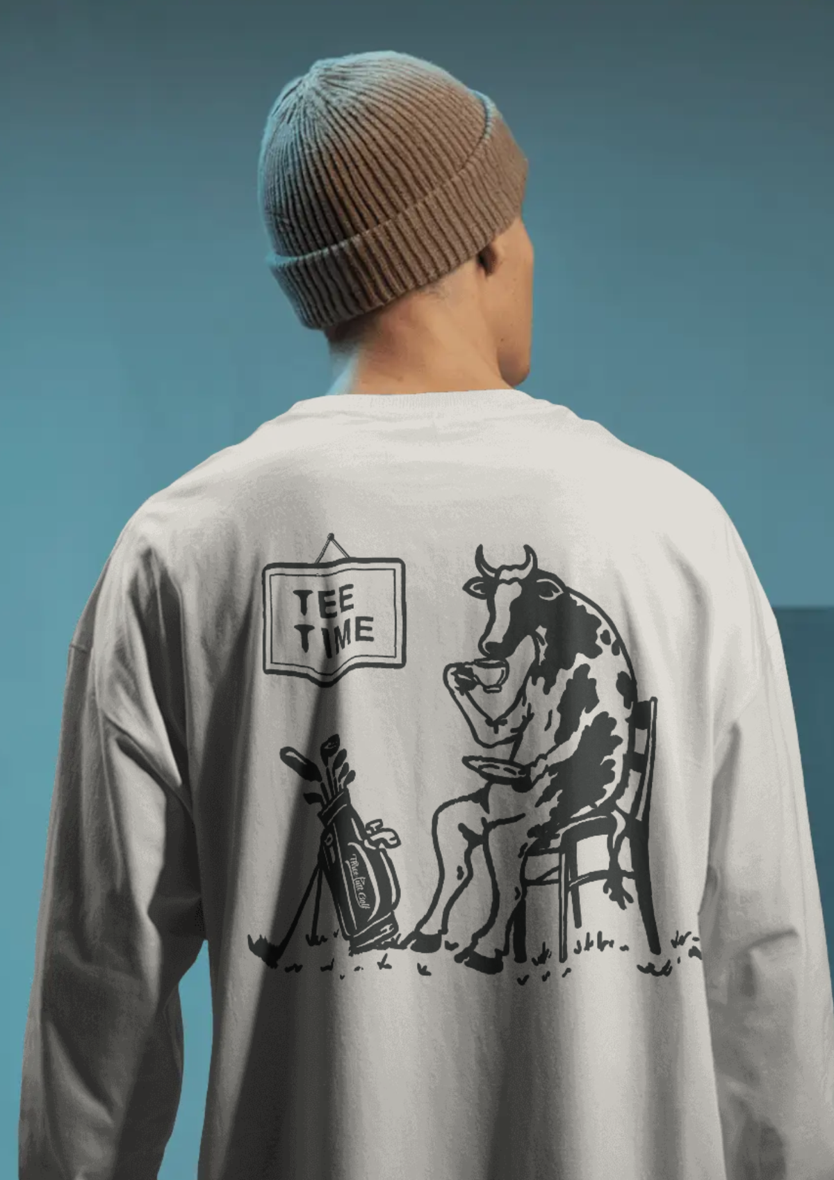 Tee Time Golf Streetwear Long-Sleeve Tee