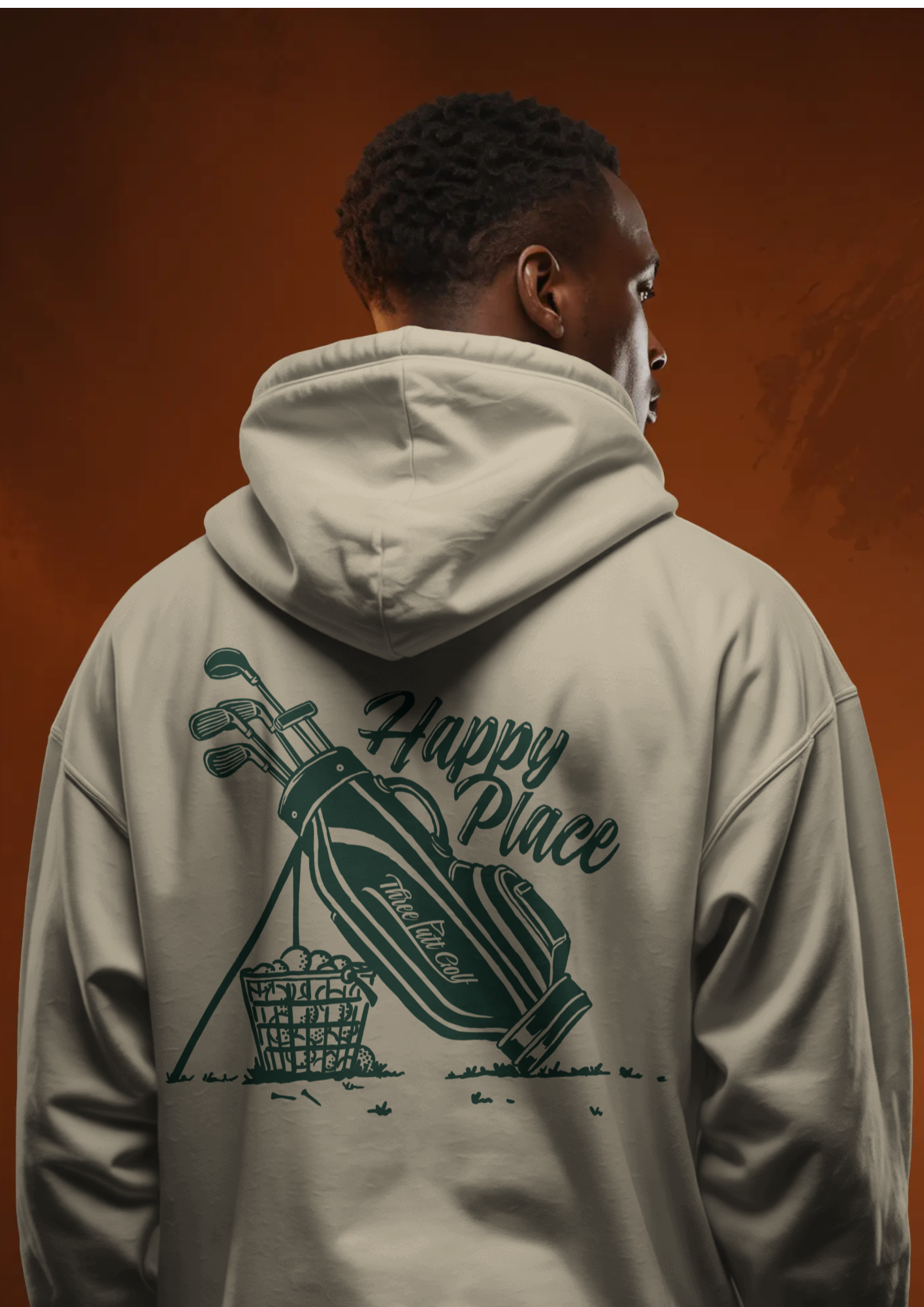 Happy Place Golf Streetwear Hoodie