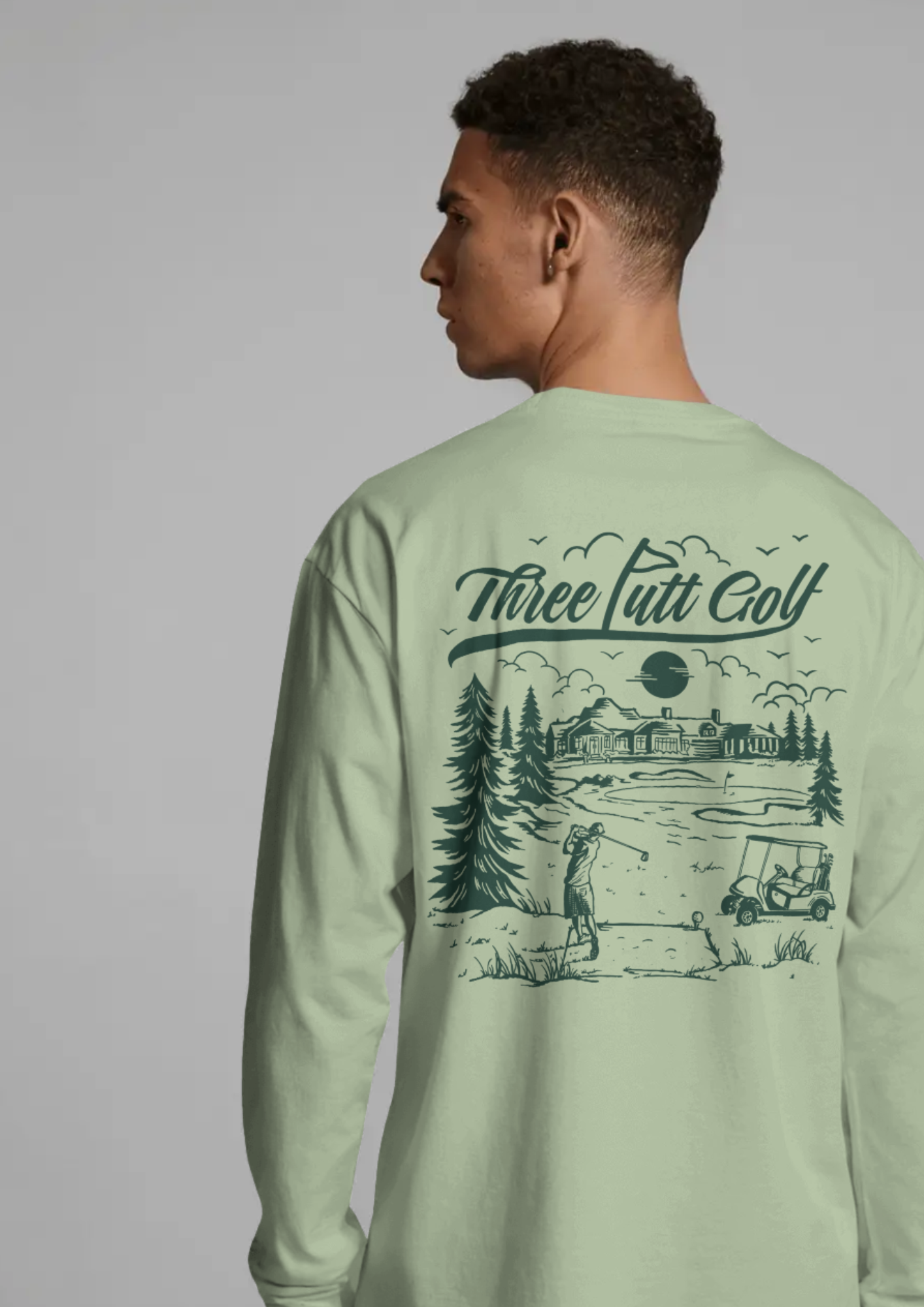 The Scenic Route Golf Streetwear Long-Sleeve Tee