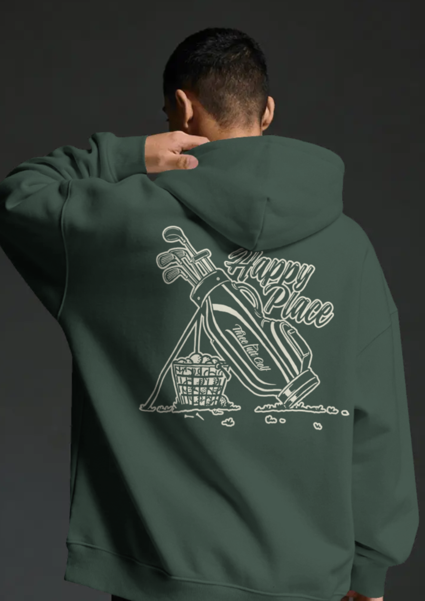 Happy Place Golf Streetwear Hoodie