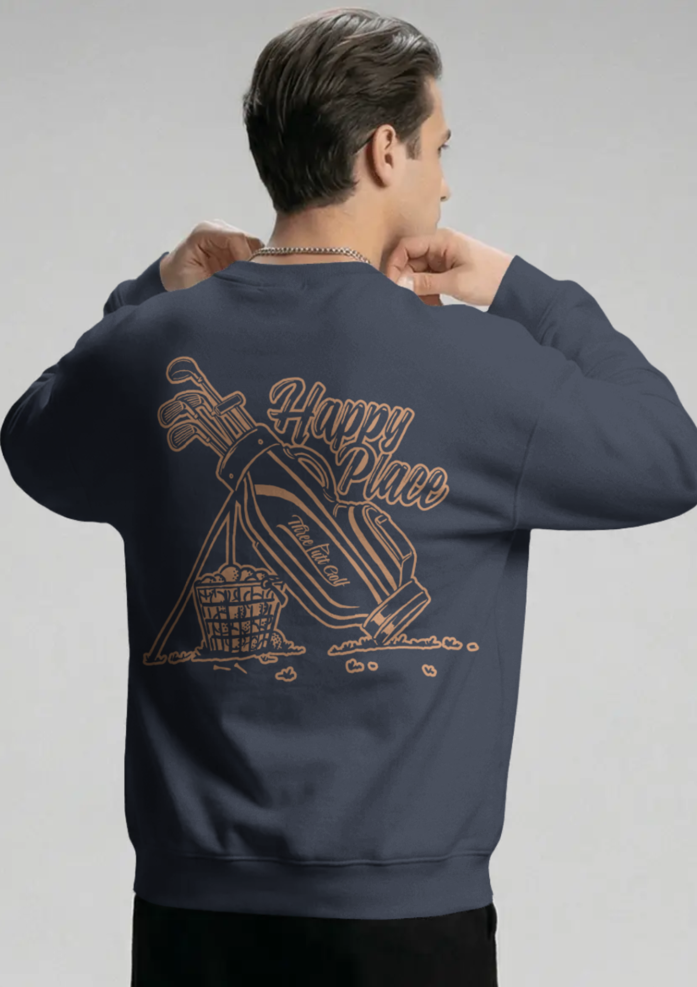 Happy Place Golf Streetwear Sweatshirt