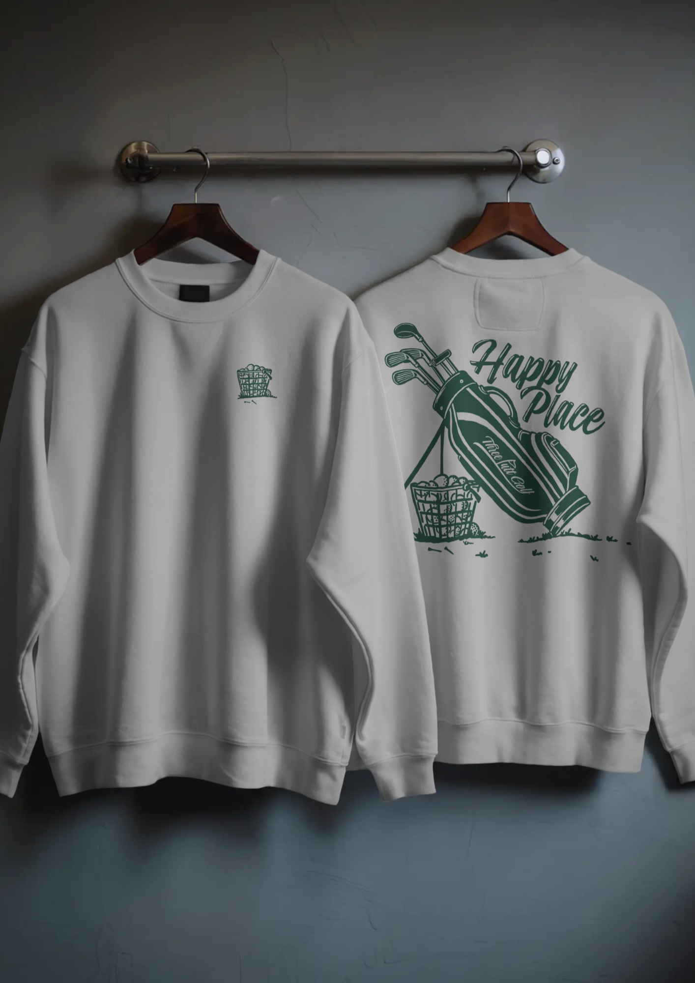 Happy Place Golf Streetwear Sweatshirt