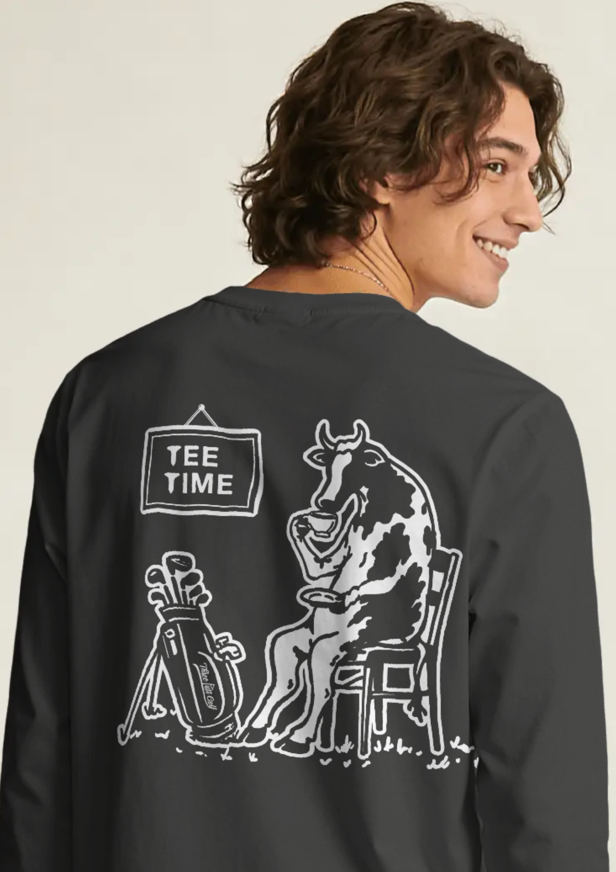 Tee Time Golf Streetwear Long-Sleeve Tee