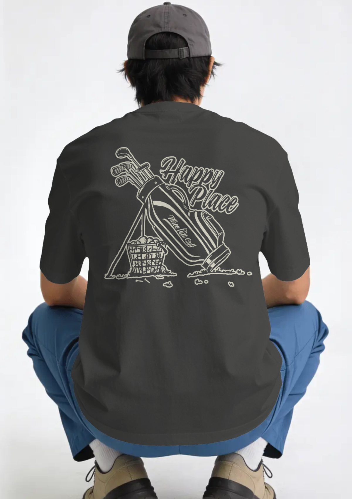 Happy Place Golf Streetwear T-Shirt