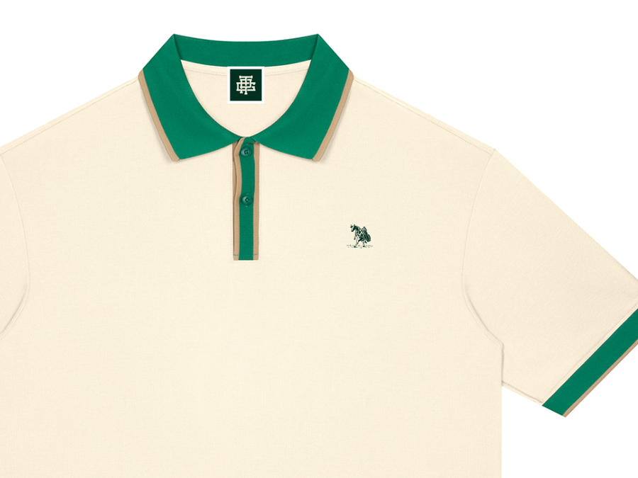 The Caddie in Cream with Green